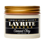 Layrite Deluxe Hair Pomade Cement Clay, Water Soluble 120gr (high hold / matte finish)